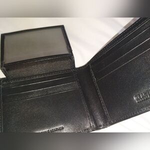Kennith Cole Black Leather Wallet NEW